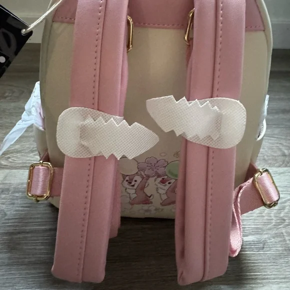 Loungefly Disney Chip 'n' Dale Cherry Blossoms Mini Backpack with tags - Picture 5 of 8